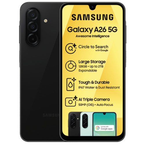 Samsung Galaxy A26 128GB 5G DS + Telkom Smart One-Rate – Mobi