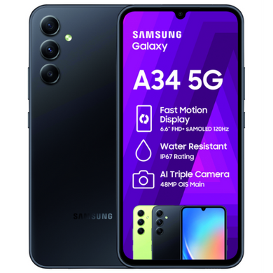 Samsung Galaxy A34 5G 128GB + Telkom FlexOn